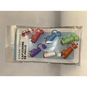 Stanley Tumbler Accessories Colorful Straw Toppers Set